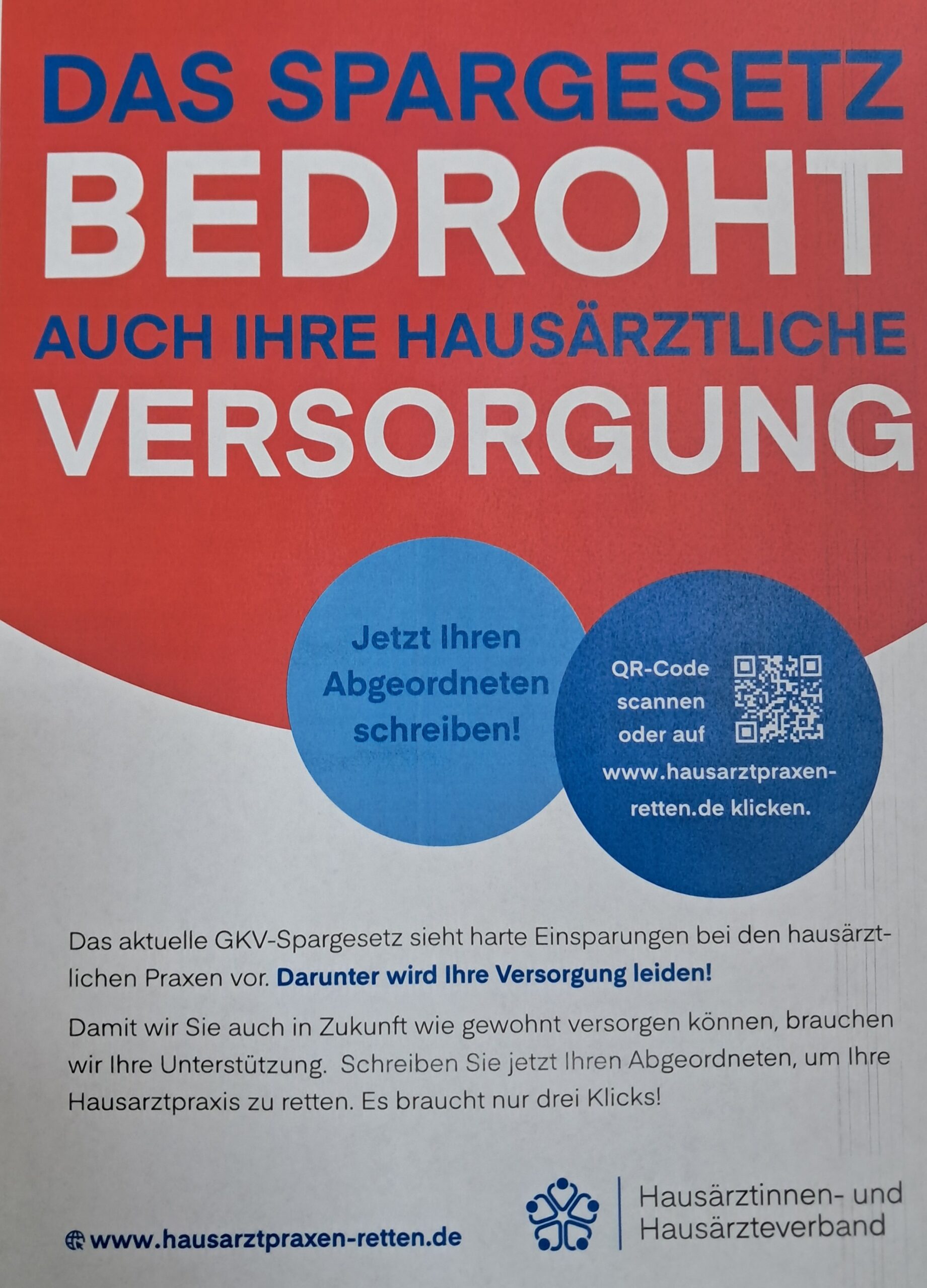 HZV Protest Spargesetz